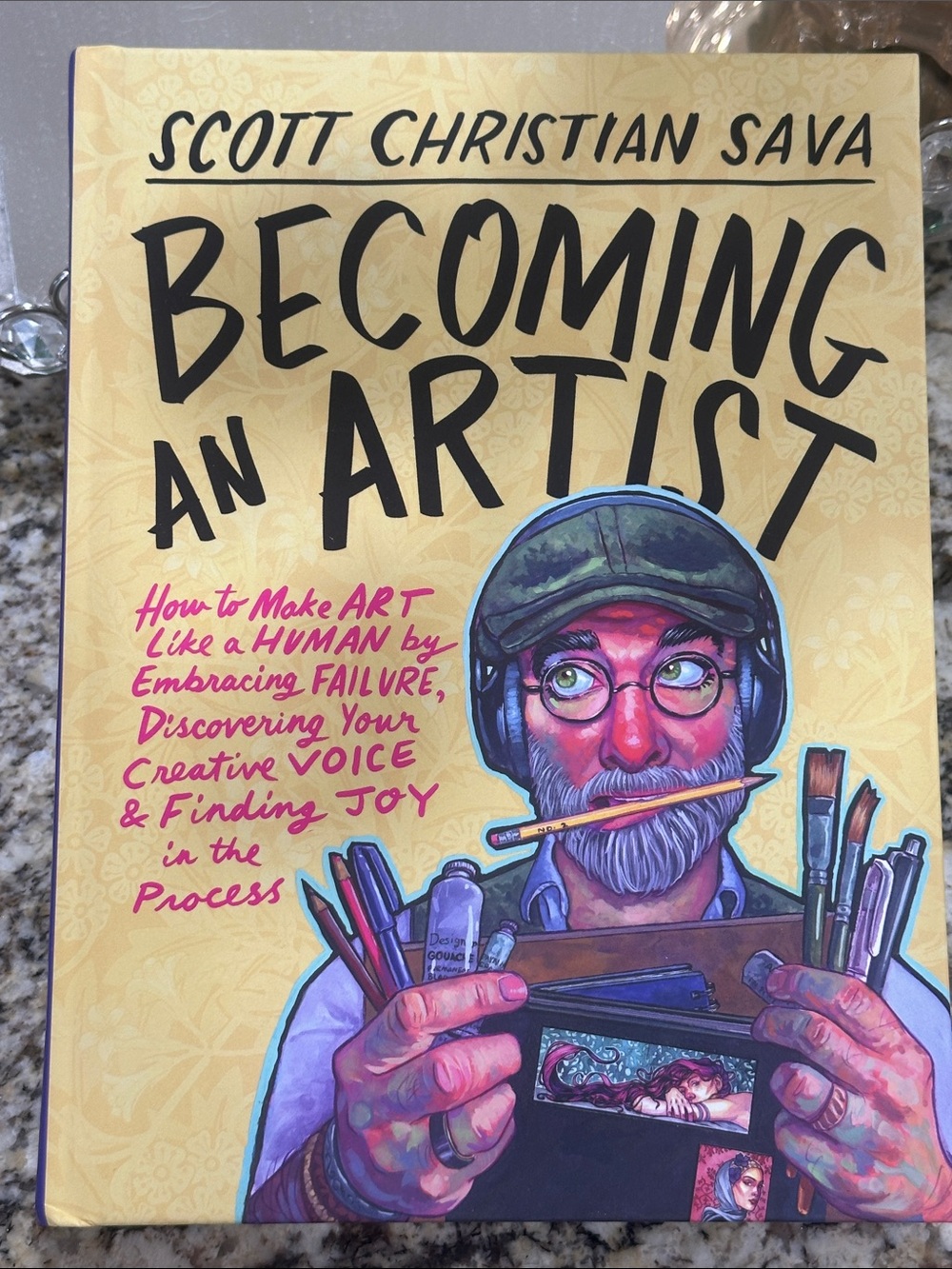 Becoming an Artist - by Scott Christian Sava HARDCOVER BOOK